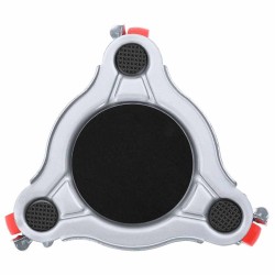 Roulettes pour meubles 4 pièces avec élévateur 14,5 x 13,5 x 4 cm Acier 400 kg 524207524207