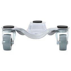 Roulettes pour meubles 4 pièces 16 x 14,5 x 5,5 cm Acier 180 kg 524208524208