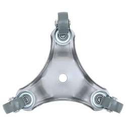 Roulettes pour meubles 4 pièces 16 x 14,5 x 5,5 cm Acier 180 kg 524208524208