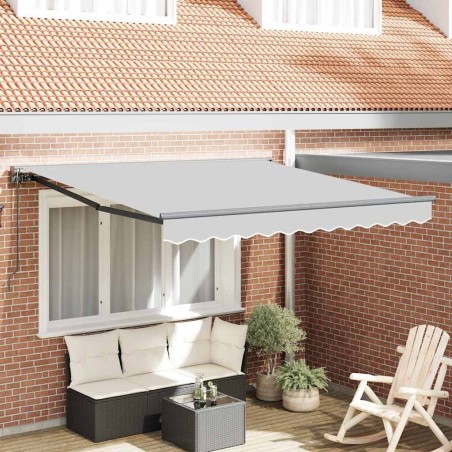 Cadre d'auvent Réglable Anthracite 3,5 x 2,5 m Acier 524211524211