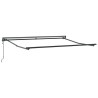 Cadre d'auvent Réglable Anthracite 3,5 x 2,5 m Acier 524211524211