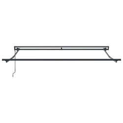 Cadre d'auvent Réglable Anthracite 3,5 x 2,5 m Acier 524211524211