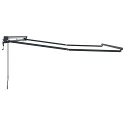 Cadre d'auvent Réglable Anthracite 3,5 x 2,5 m Acier 524211524211