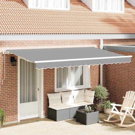 Cadre d'auvent Blanc 4 x 2 m Métal 524213524213