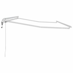 Cadre d'auvent Blanc 4 x 2 m Métal 524213524213