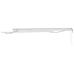 Cadre d'auvent Blanc 4 x 2 m Métal 524213524213