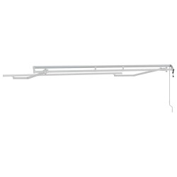 Cadre d'auvent Blanc 3,5 x 2 m Métal 524214524214