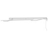 Cadre d'auvent Blanc 3,5 x 2 m Métal 524214524214