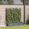Cache-pot de jardin 3 pcs Gris Clair Plastique 524217524217