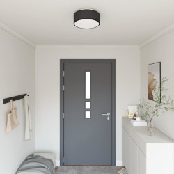 Lampe de plafond Noir 30 x 30 x 13,5 cm tissu 524218524218