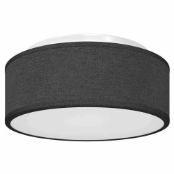 Lampe de plafond Noir 30 x 30 x 13,5 cm tissu 524218524218