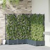 Cache-pot de jardin 5 pcs Gris Clair 120 x 120 x 125,5 cm 524219524219