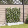 Cache-pot de jardin 3 pcs Blanc 120 x 40 x 125,5 cm Plastique 524221524221