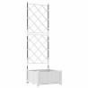 Cache-pot de jardin Blanc 40 x 40 x 125,5 cm Plastique 524223524223