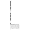 Cache-pot de jardin Blanc 40 x 40 x 125,5 cm Plastique 524223524223