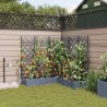 Cache-pot de jardin 5 pcs Gris Clair Plastique 524226524226