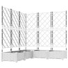 Cache-pot de jardin 5 pcs Blanc 120 x 120 x 125,5 cm Plastique 524228524228