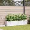 Cache-pot de jardin 4 pcs Blanc Plastique 524238524238