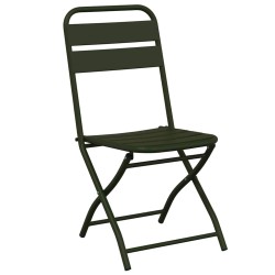 Chaise de jardin pliante 2 pcs Vert 42 x 52 x 82 cm 524241524241
