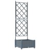 Cache-pot de jardin Gris Clair 40 x 40 x 125,5 cm Plastique 524243524243