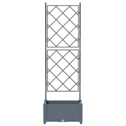 Cache-pot de jardin Gris Clair 40 x 40 x 125,5 cm Plastique 524243524243