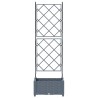 Cache-pot de jardin Gris Clair 40 x 40 x 125,5 cm Plastique 524243524243