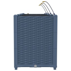 Cache-pot de jardin 4 pcs Gris 160 x 40 x 52 cm Plastique 524245524245