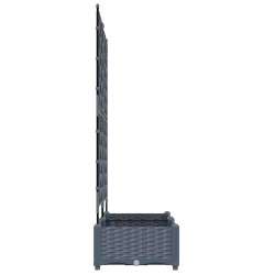 Cache-pot de jardin 2 pcs Gris Clair 80 x 40 x 125,5 cm 524251524251
