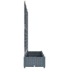 Cache-pot de jardin 3 pcs Gris Clair 120 x 40 x 125,5 cm 524252524252