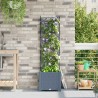 Cache-pot de jardin Gris Clair 40 x 40 x 143 cm Plastique 524259524259
