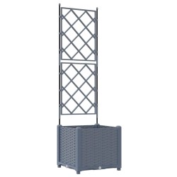 Cache-pot de jardin Gris Clair 40 x 40 x 143 cm Plastique 524259524259
