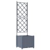 Cache-pot de jardin Gris Clair 40 x 40 x 143 cm Plastique 524259524259