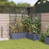 Cache-pot de jardin 5 pcs Gris Clair Plastique 524261524261