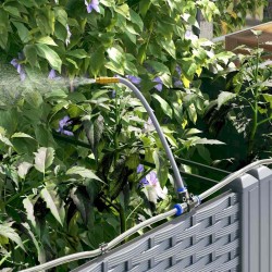 Cache-pot de jardin 3 pcs Gris Clair Plastique 524262524262
