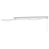 Cadre d'auvent Réglable Blanc 2,5 x 2 m Acier 524264524264