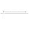 Cadre d'auvent Réglable Blanc 3,5 x 2 m Acier 524266524266