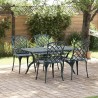 Chaise de jardin 4 pcs Vert 61 x 60,5 x 93cm Aluminium 524267524267