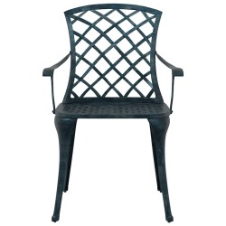 Chaise de jardin 4 pcs Vert 61 x 60,5 x 93cm Aluminium 524267524267