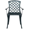 Chaise de jardin 4 pcs Vert 61 x 60,5 x 93cm Aluminium 524267524267
