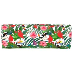 Coussin Floral Multicolore 120 x 40 x 8 cm Tissu Oxford 524269524269