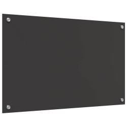 Crédence de cuisine Gris foncé 80 x 50 cm verre trempé 524272524272