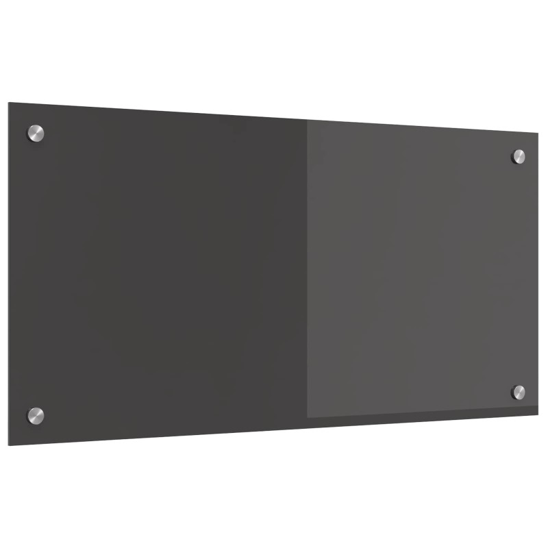 Crédence de cuisine Gris foncé 80 x 40 cm verre trempé 524273524273