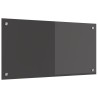 Crédence de cuisine Gris foncé 80 x 40 cm verre trempé 524273524273