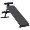 Banc pour abdominaux Noir 124 x 33,5 x 55 cm 524279524279