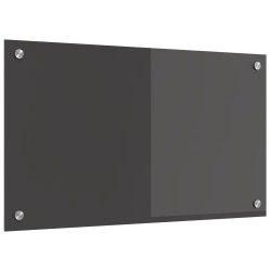 Crédence de cuisine Gris foncé 70 x 40 cm verre trempé 524287524287