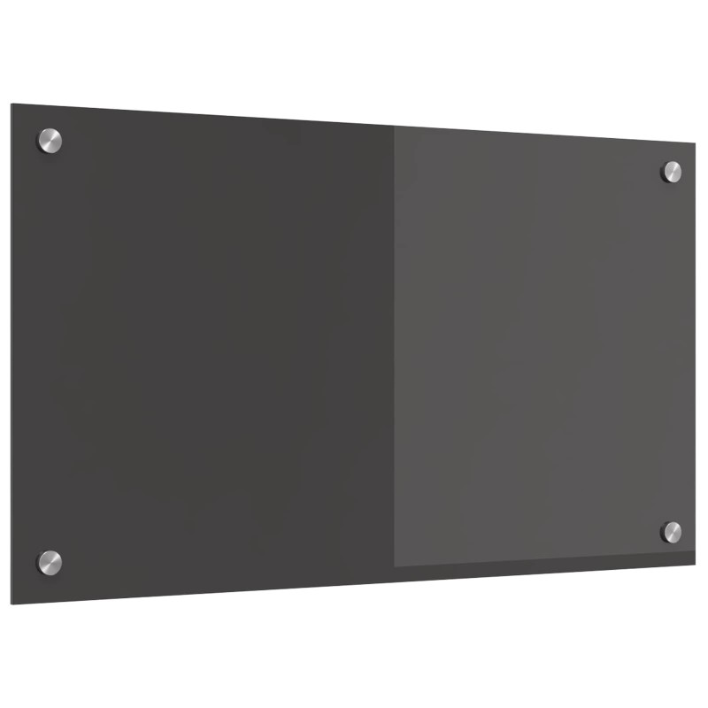 Crédence de cuisine Gris foncé 70 x 40 cm verre trempé 524287524287