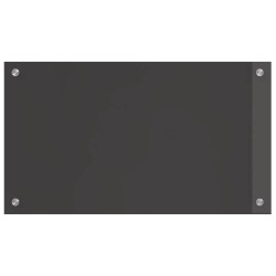 Crédence de cuisine Gris foncé 70 x 40 cm verre trempé 524287524287