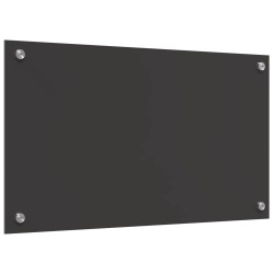 Crédence de cuisine Gris foncé 70 x 40 cm verre trempé 524287524287