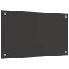 Crédence de cuisine Gris foncé 70 x 40 cm verre trempé 524287524287