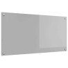 Crédence de cuisine Gris clair 100 x 50 cm verre trempé 524288524288